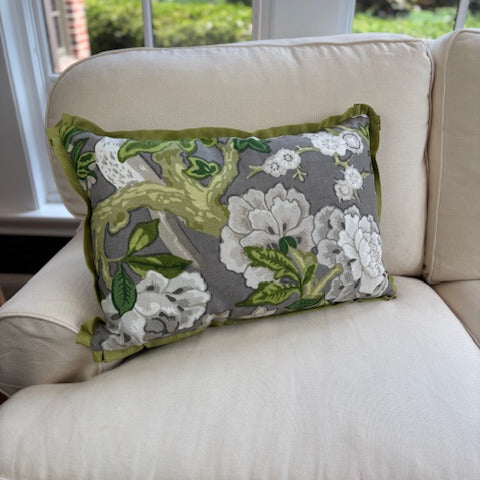 Schumacher Bermuda Blooms Oblong Pillow