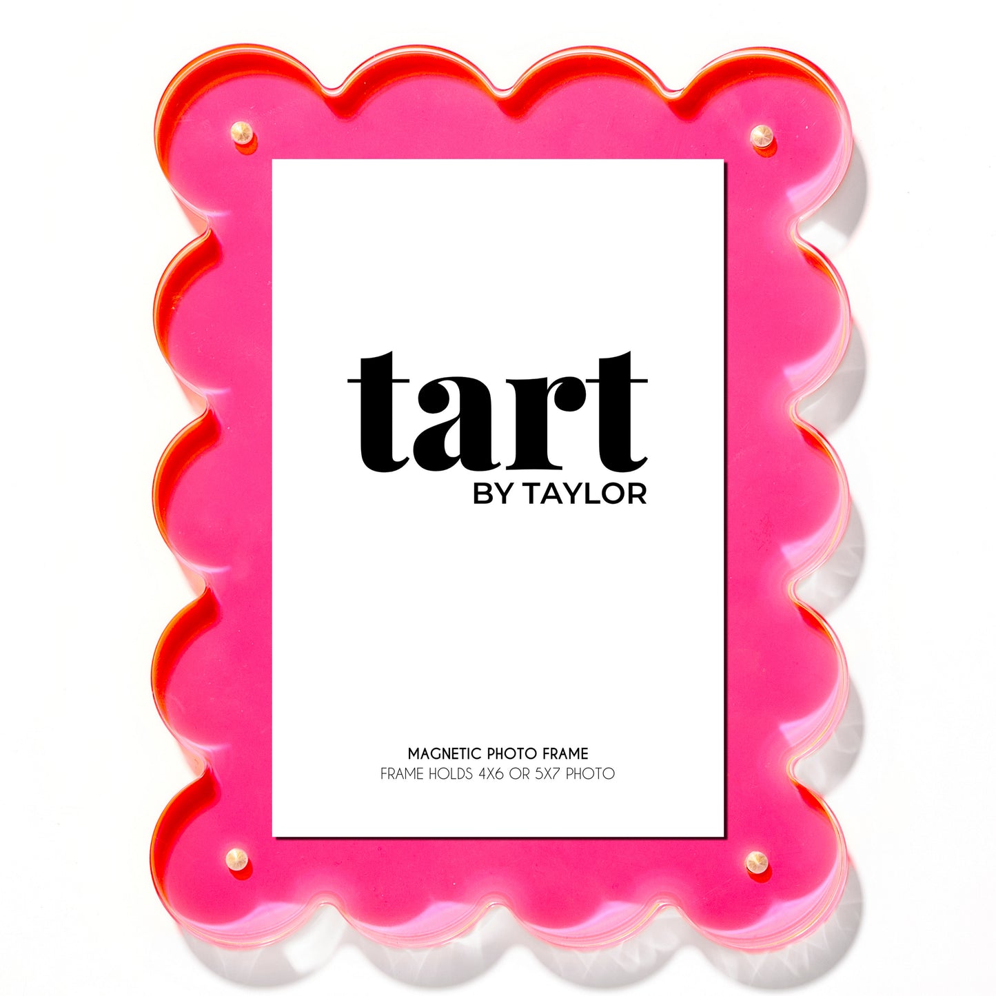 Neon Pink Acrylic Frame