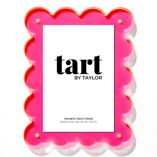 Neon Pink Acrylic Frame