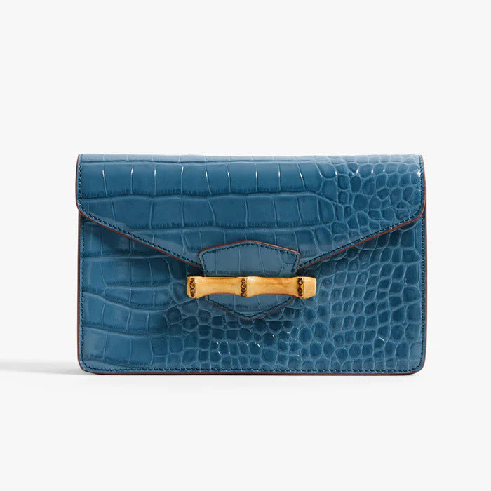 Jackie Navy Clutch