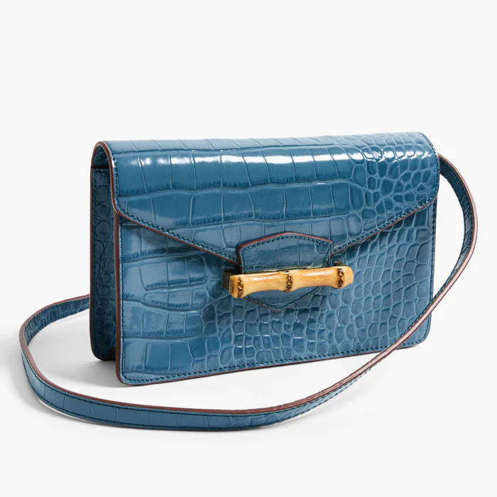 Jackie Navy Clutch