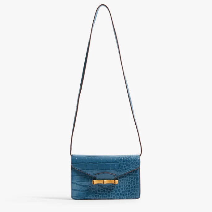 Jackie Navy Clutch