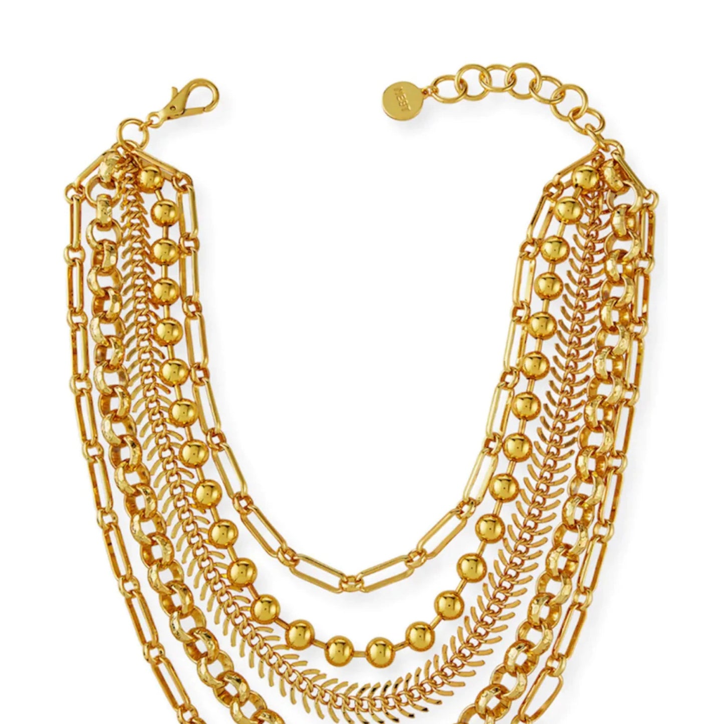 Gold Chain Layered Necklace