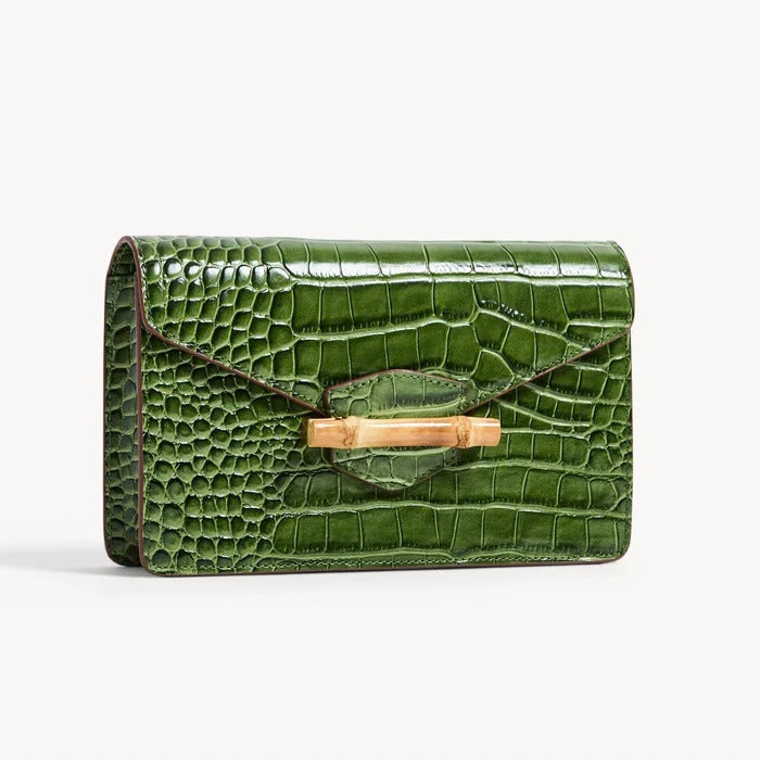 Pamela Munson Jackie Clutch Moss Green